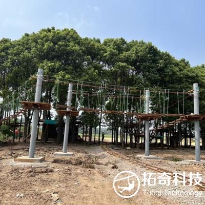 The Shiyezhou Grassland and Jungle  adventure Project in Zhenjiang, Jiangsu, contracted by  Tuoqi Technology, was opened to the public during the National Day