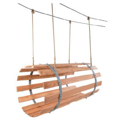 Hanging obstacle WOODEN TUNNEL