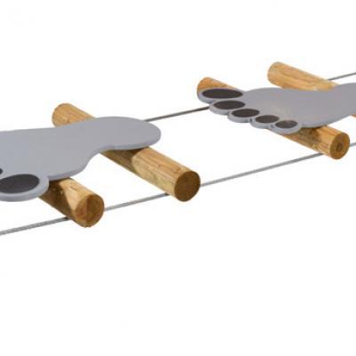 冒险公园 行走障碍 大脚丫桥