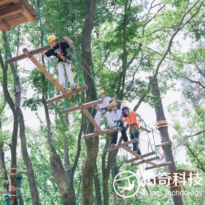 Hanging I's 森林探险飞越丛林穿越冒险公园绳网阵悬挂杠铃悬挂I游戏关卡