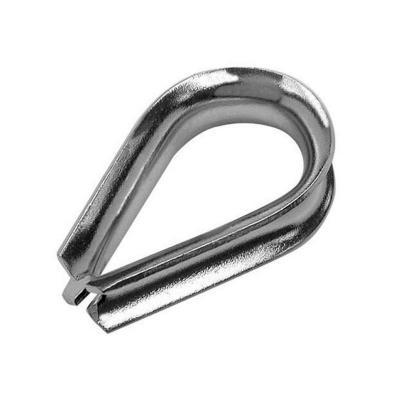 Stainless steel chicken heart ring wire rope head connection buckle for climbing net amusement facilities