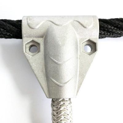 Composite rope connection piece, climbing net amusement facility aluminum T-buckle