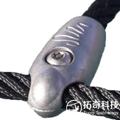 Steel wire composite rope climbing net aluminum T-buckle climbing net connection parts