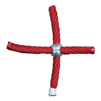 Aluminum cross buckle climbing net connection parts for climbing net amusement facilities