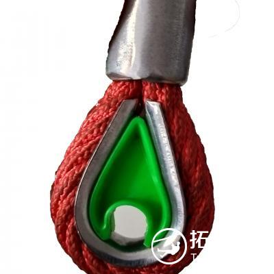Plastic chicken heart ring plug rope end connection buckle for climbing net amusement facilities