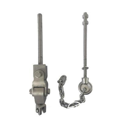 304 stainless steel heavy-duty universal rotating swing hanging The swing hook is protected by a chain