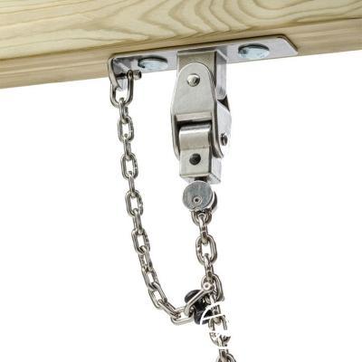 304 stainless steel heavy-duty universal rotating swing hanging The swing hook is protected by a chain