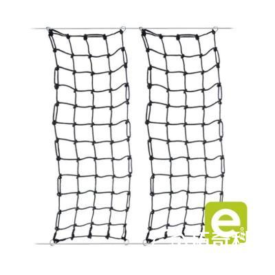 Black PP net, core Ø16mm, square mesh 250mm